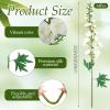 image14 Pcs Delphinium Artificial Flowers 335 Long Stem Fake Look Real Bouquet Lifelike Faux Silk Flower for Tall Vase DIY Home Kitchen Wedding Party Arrangement Decor White