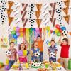 image6 Pcs 59 Ft Sport Party Decorations Preassembled Football Basketball Triangle Flag Banner Pennant Bunting Garland for Birthday Party Supplies Sport Theme Decorations Baseball Soccer