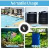 image5 Pcs 3 Inch PVC Bulkhead Fitting Water Tank Connector Plumbing Bulkhead Pipe Fitting NPT for Rain Barrels Water Tanks Aquariums Tubs Pools