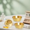image30 Pcs 323 In DIY Face Mask Mixing Bowl Cosmetic Beauty Supplies Facial Stainless Steel Small Mask Bowl for Lady Women Home Skincare Esthetician Salon Gold