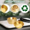 image30 Pcs 323 In DIY Face Mask Mixing Bowl Cosmetic Beauty Supplies Facial Stainless Steel Small Mask Bowl for Lady Women Home Skincare Esthetician Salon Gold