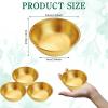 image30 Pcs 323 In DIY Face Mask Mixing Bowl Cosmetic Beauty Supplies Facial Stainless Steel Small Mask Bowl for Lady Women Home Skincare Esthetician Salon Gold