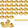 image30 Pcs 323 In DIY Face Mask Mixing Bowl Cosmetic Beauty Supplies Facial Stainless Steel Small Mask Bowl for Lady Women Home Skincare Esthetician Salon Gold