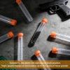 image24 Pcs Charge Tubes with Milliliter Graduations Small Plastic Measuring Black Powder Accessories for Precision Quick Reloads