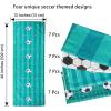 image28 Pcs Soccer Cooling Towel Microfiber Fast Drying Team Gifts 40 x 12 Inch Breathable Sport Cooling Towel for Athletes Camping Running Yoga GymSoccer