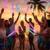 image42 Pcs LED Fiber Optic Glow Sticks 3 Light Modes Flashing Fiber Optic Light Sticks for Bar DJ Club Concert Live Show Wedding New Year Decor SuppliesBright Color