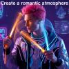 image42 Pcs LED Fiber Optic Glow Sticks 3 Light Modes Flashing Fiber Optic Light Sticks for Bar DJ Club Concert Live Show Wedding New Year Decor SuppliesBright Color