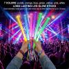image42 Pcs LED Fiber Optic Glow Sticks 3 Light Modes Flashing Fiber Optic Light Sticks for Bar DJ Club Concert Live Show Wedding New Year Decor SuppliesBright Color