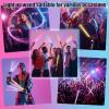 image42 Pcs LED Fiber Optic Glow Sticks 3 Light Modes Flashing Fiber Optic Light Sticks for Bar DJ Club Concert Live Show Wedding New Year Decor SuppliesBright Color