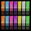 image42 Pcs LED Fiber Optic Glow Sticks 3 Light Modes Flashing Fiber Optic Light Sticks for Bar DJ Club Concert Live Show Wedding New Year Decor SuppliesBright Color