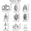 image200 Pcs Bible Theme Charms Pendants Sunday Craft Belt Helmet Armor Charms Bulk Full Armor Alloy Pendant for DIY Jewelry Necklace Bracelet Making
